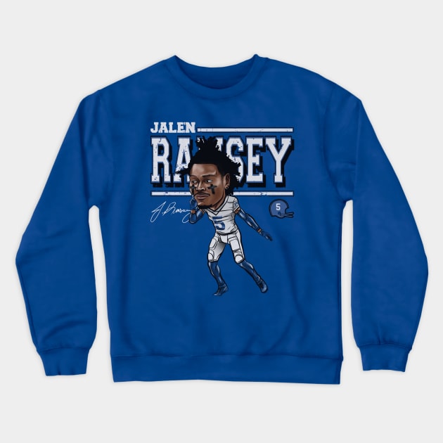 Jalen Ramsey Los Angeles R Cartoon Crewneck Sweatshirt by Buya_Hamkac